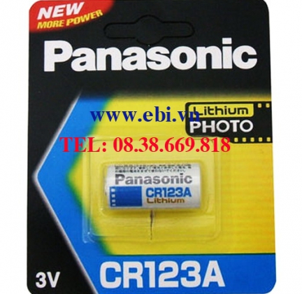 Pin Lithium Panasonic CR123A 3V