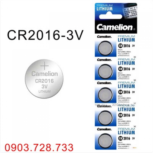 Pin Lithiumt Camelion CR2016 3V