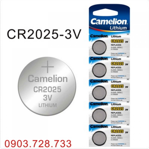 Pin Lithiumt Camelion CR2025 3V