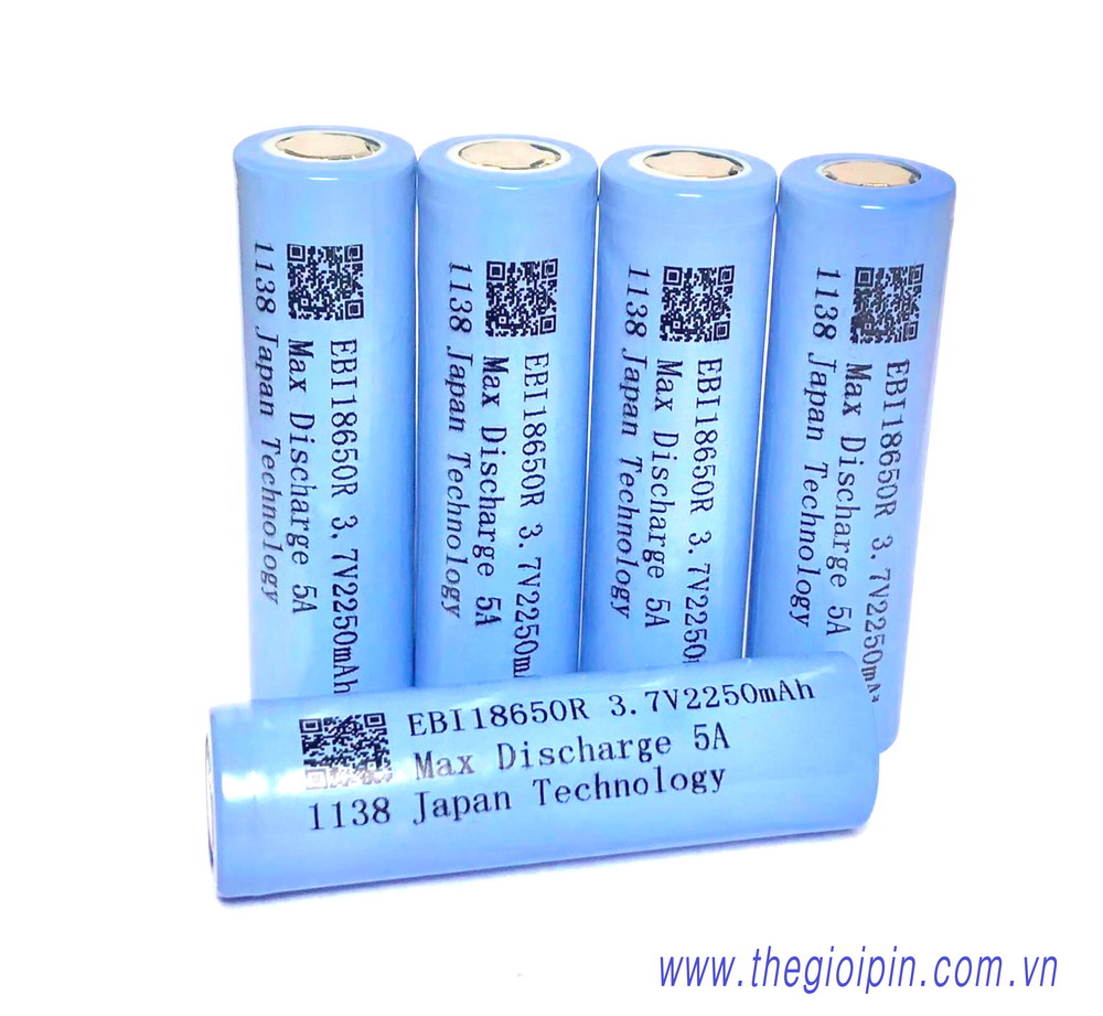 Pin Sạc Li-ion EBI18650R 3.7V2250mAh