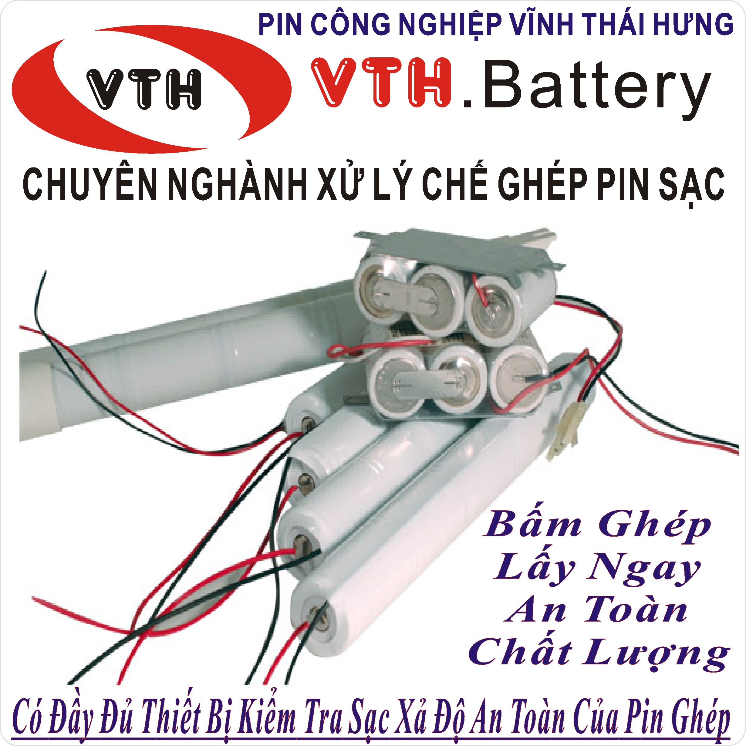 pin khối dùng cho đèn khẩn cấp Ni-Cd 6V 2500mAh