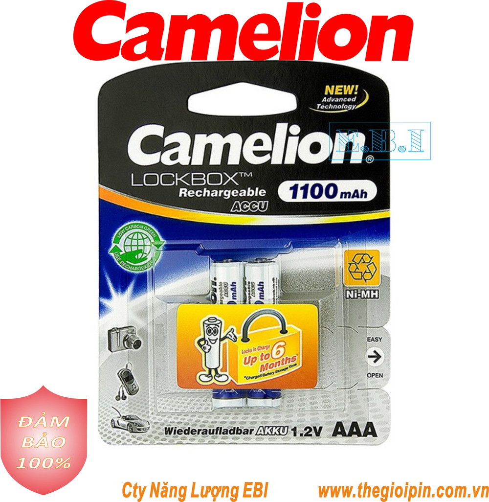 PIN SẠC CAMELION AAA 1.2V1100