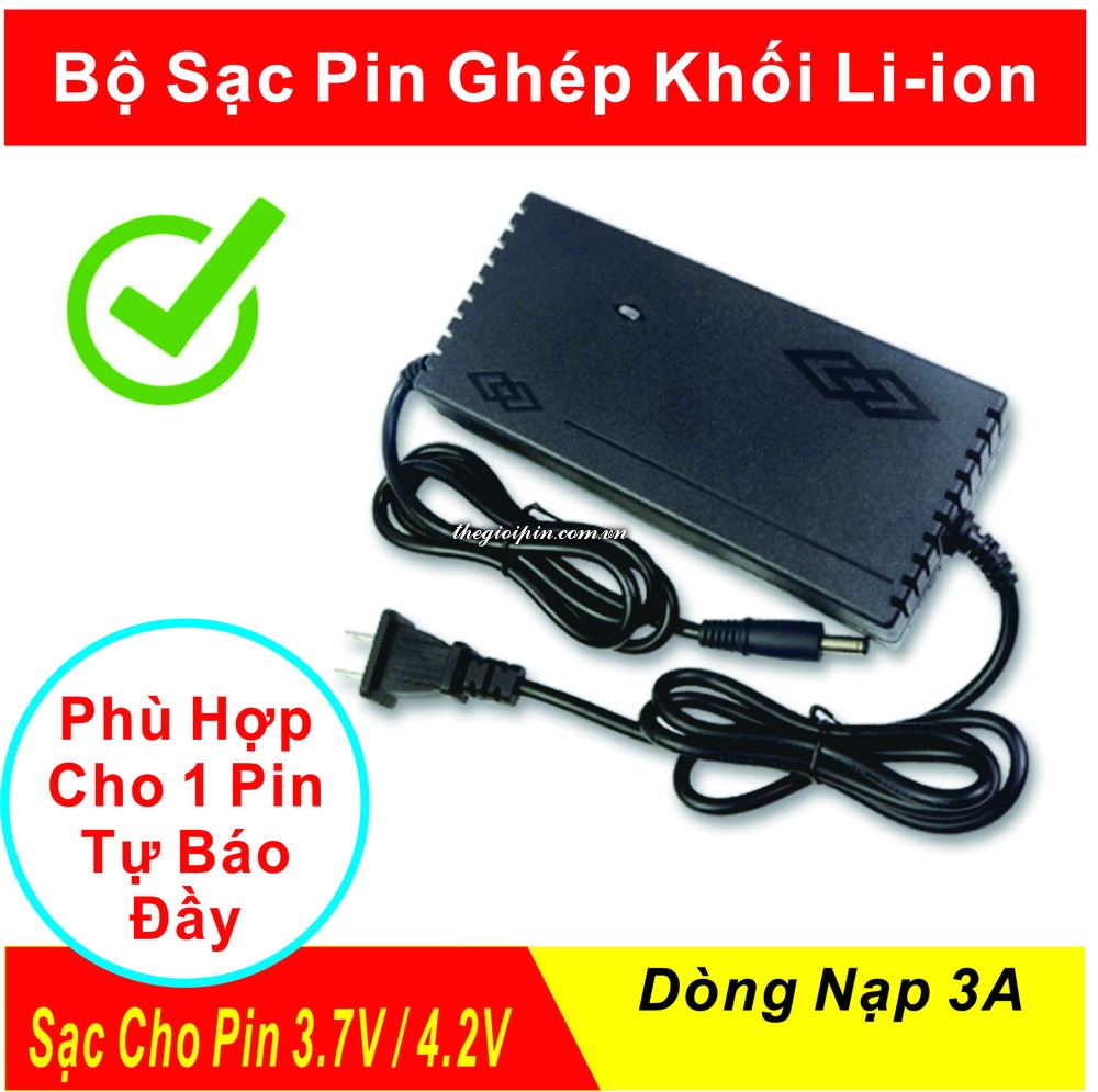 Bộ Sạc Pin Li-ion 5 Cell 3.7V đến 4.2V  3A