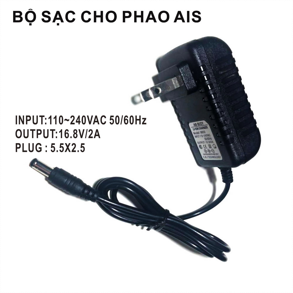 BỘ SẠC CHO PHAO AIS 9800 16.8V2A