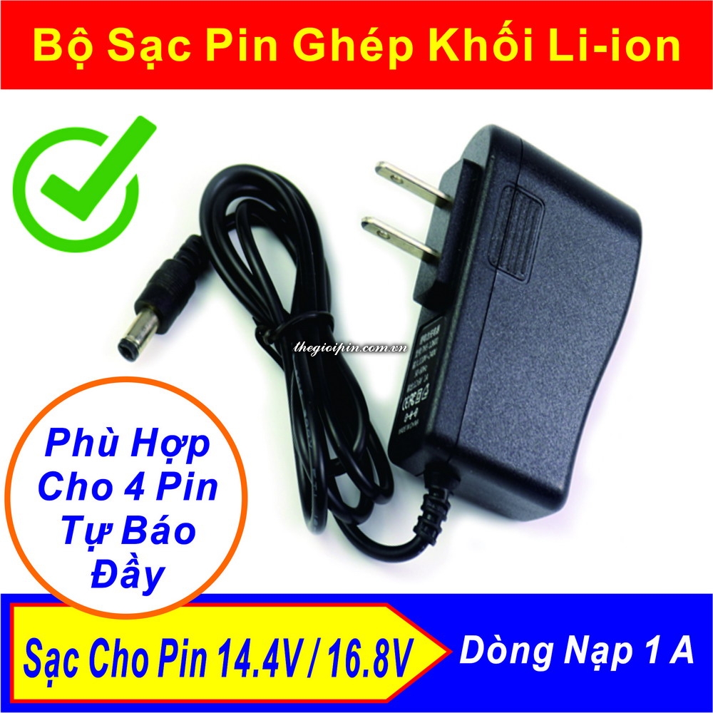 Bộ Sạc Pin Li-ion 4 Cell 14.4V đến 16.8 1A