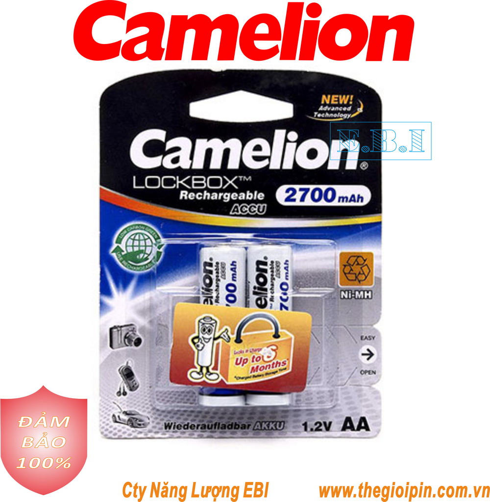 PIN SẠC CAMELION AA 1.2V2700