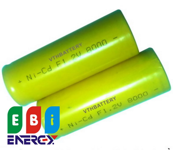 PIN SẠC NICKEL CD  F1.2V8000mAh