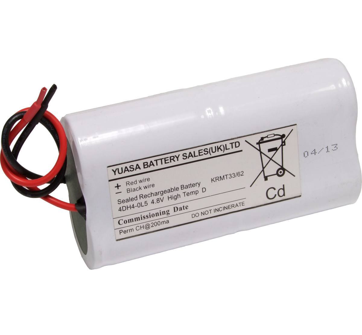 PIN EMERGENCY LIGHT 4VTD  NI-CD 4.8V5000MAH