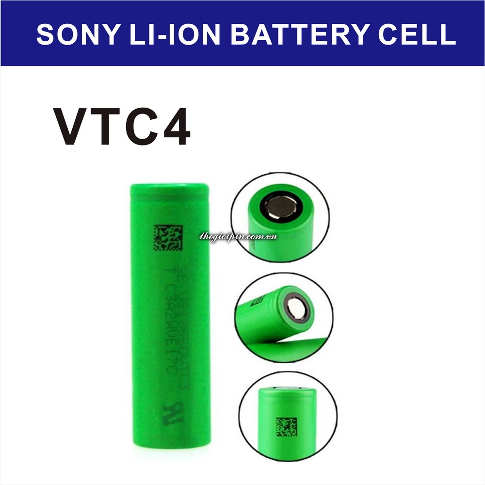 Pin Sạc Li-ion Sony VTC4 18650 3.7V 