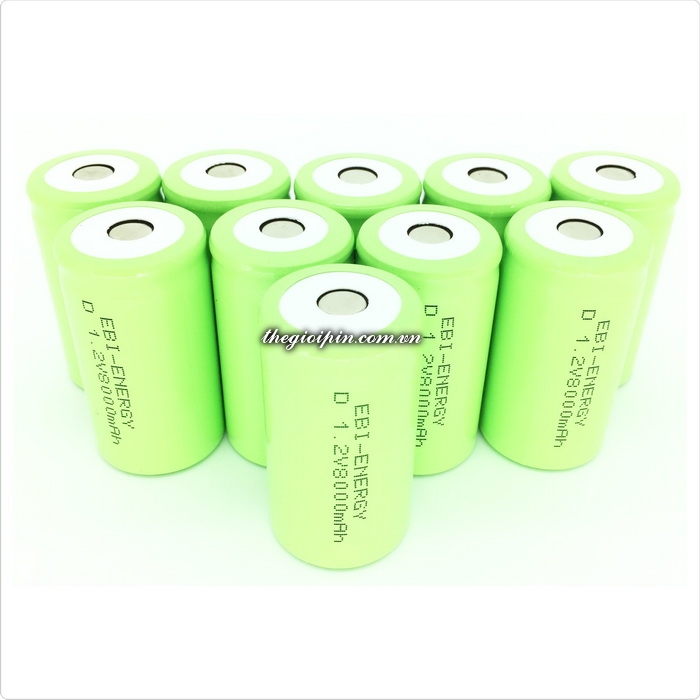 PIN SẠC NICKEL MH/CD 1.2V8000mAh