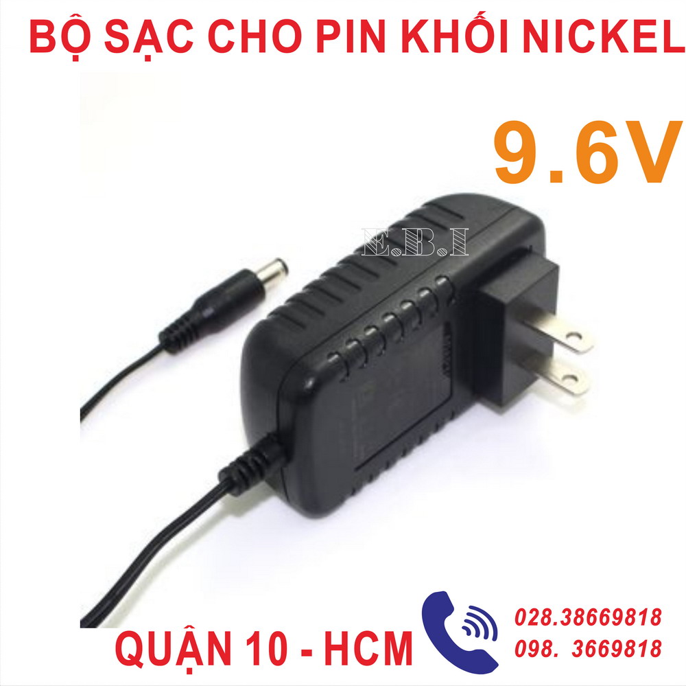 BỘ SẠC CHO PIN SẠC KHỐI NICKEL 9.6V