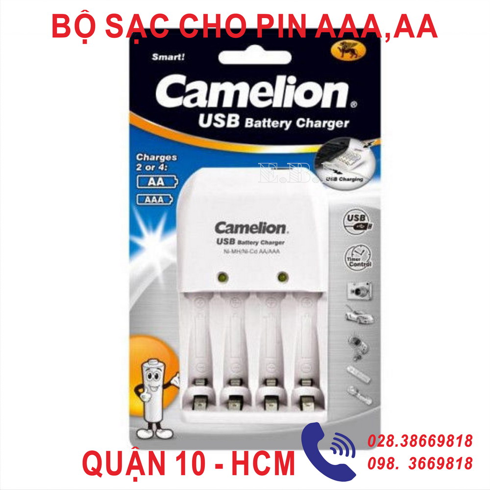 BỘ SẠC PIN CAMELIO BC-0903B
