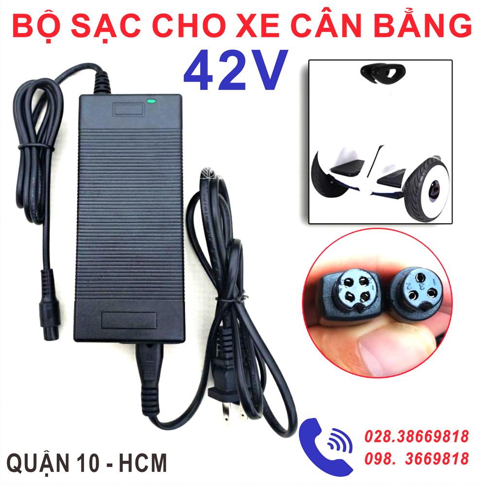 BỘ SẠC CHO XE CÂN BẲNG  42V