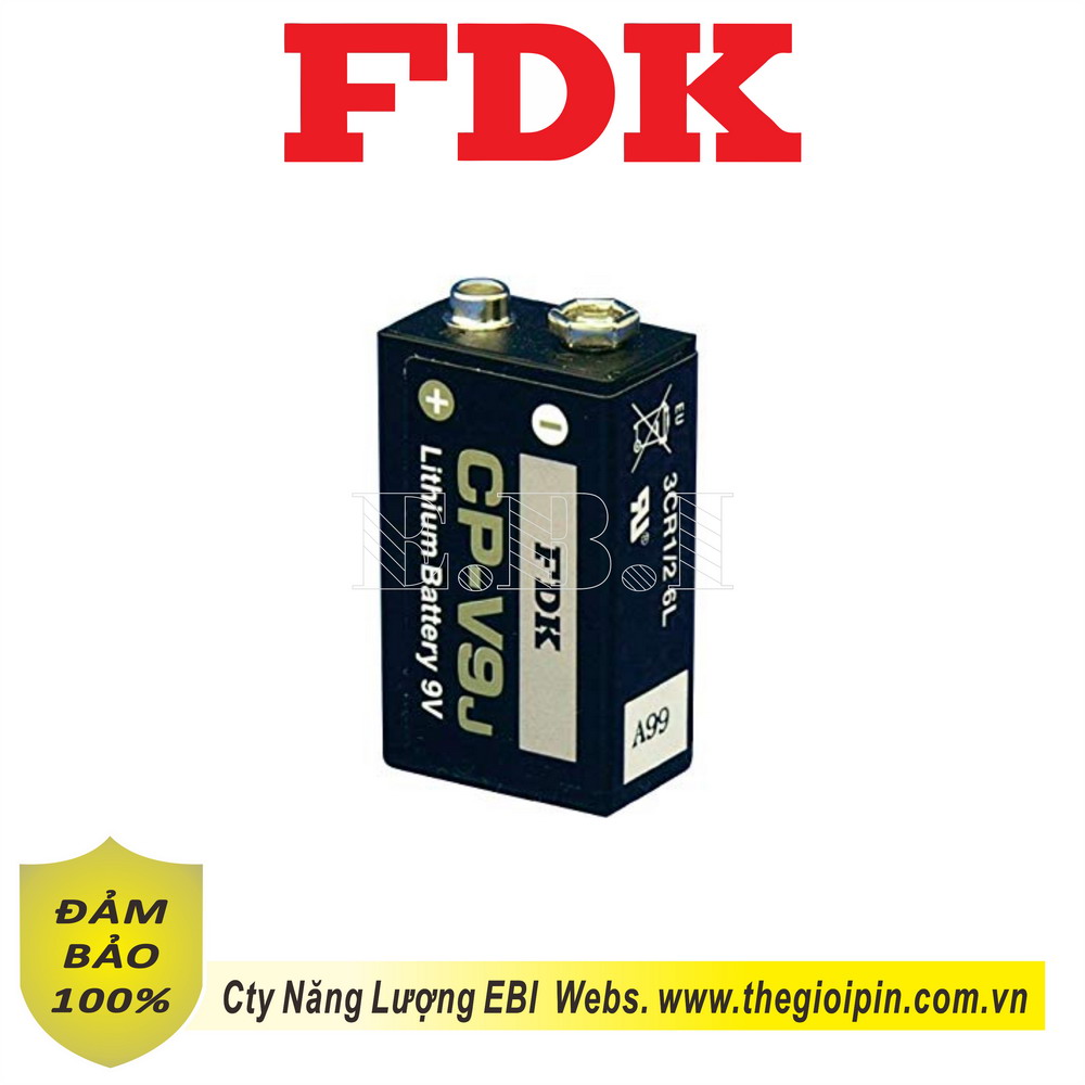 PIN 9.0V LITHIUM FDK CP-V9J