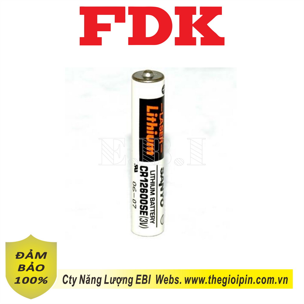 PIN 3.0V LITHIUM FDK CR12600SE 3V