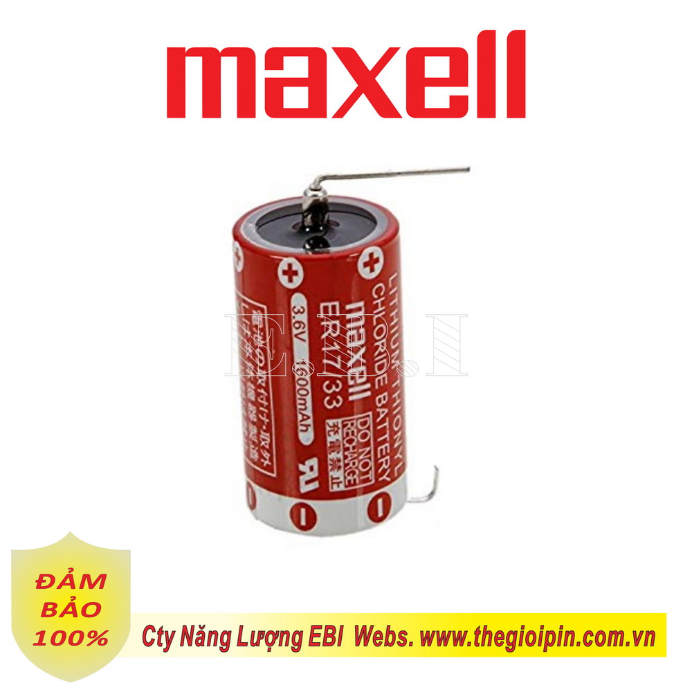 Pin Cell MAXELL ER17/33 3.6V