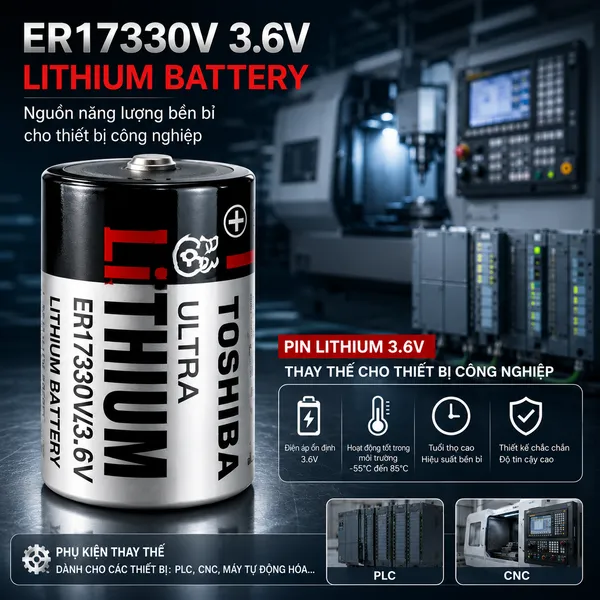 PIN LITHIUM ER17330V 3.6V