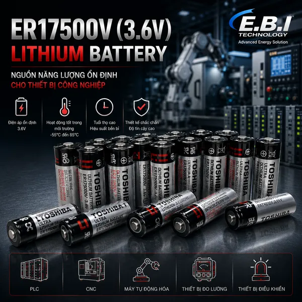 PIN LITHIUM ER17500V 3.6V