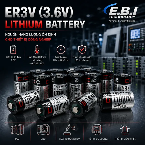PIN LITHIUM ER3V(3.6V)