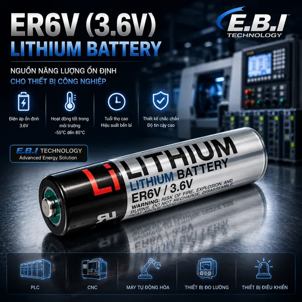 PIN LITHIUM ER6V(3.6V)