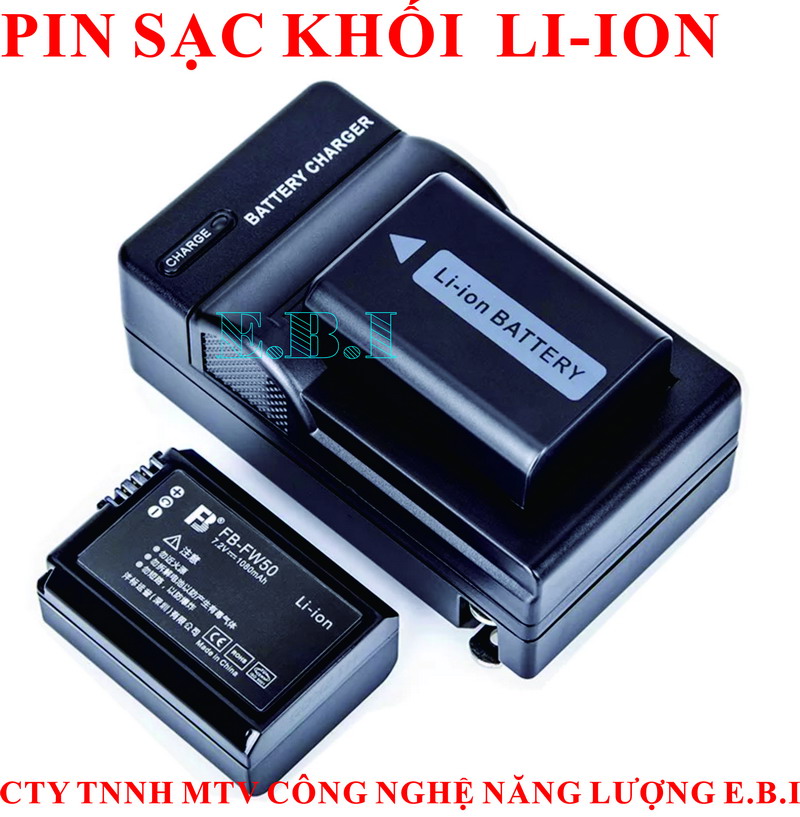  PIN SẠC KHỐI FB-FW50 7.2V