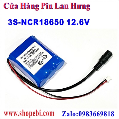 Pin Khối Li-ion 12.6V/2200mAh 