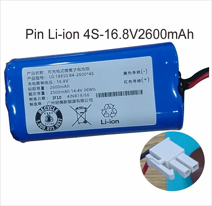 Pin robot hút bụi 4S-16.8V/2600mAh