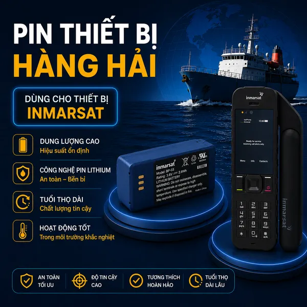 PIN ĐIỆN THOẠI VỆ TINH INMARSAT