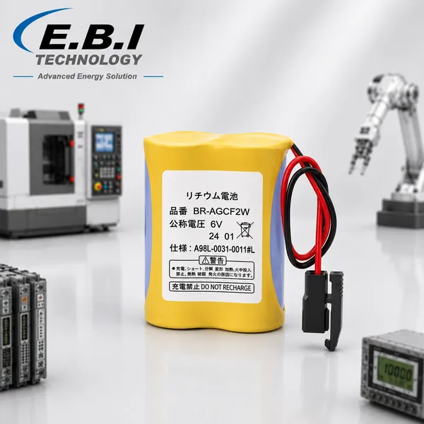 PIN LITHIUM BR-AGCF2W-01 6V