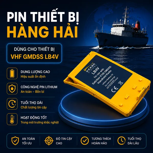 PIN VHF GMDSS LB4V