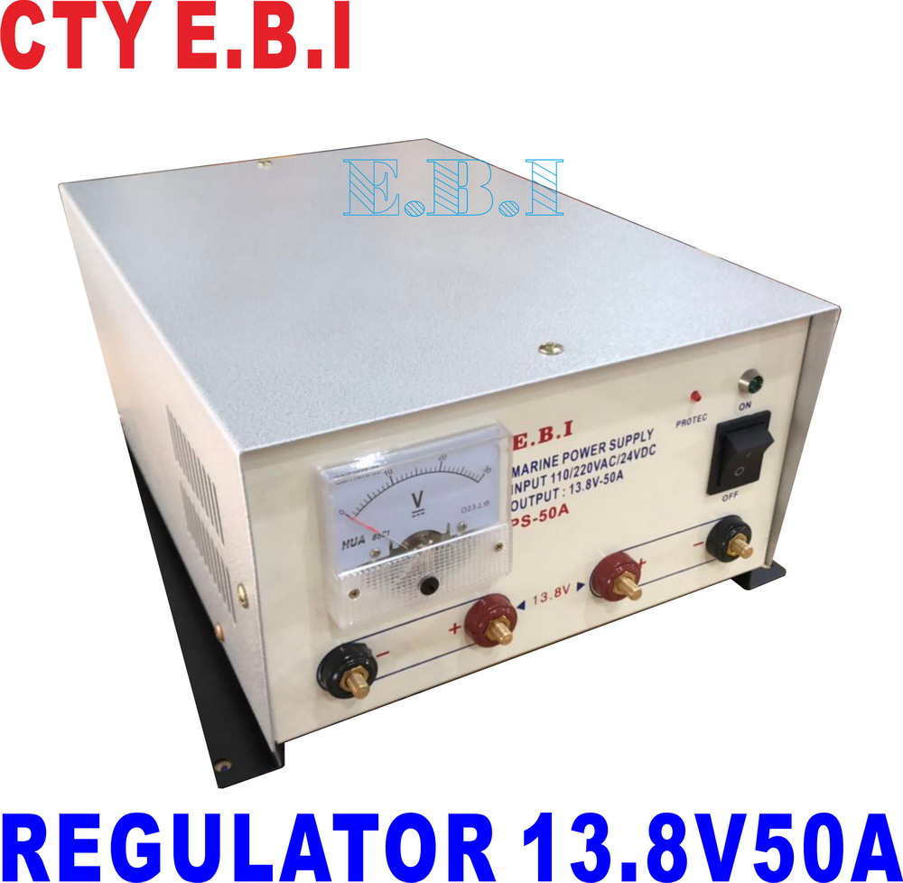 BỘ NGUỒN TÀU CÁ AC/DC 13.8V50A