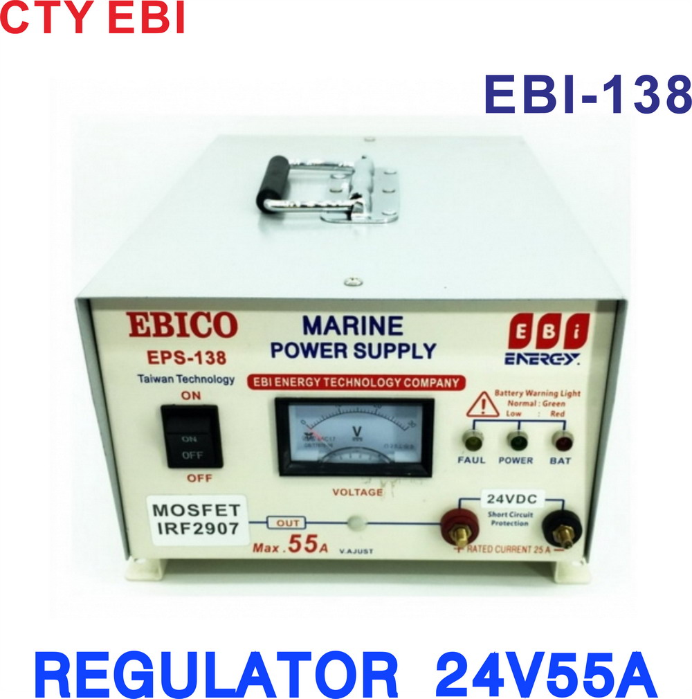 BỘ NGUỒN TÀU CÁ AC/DC 24V55A
