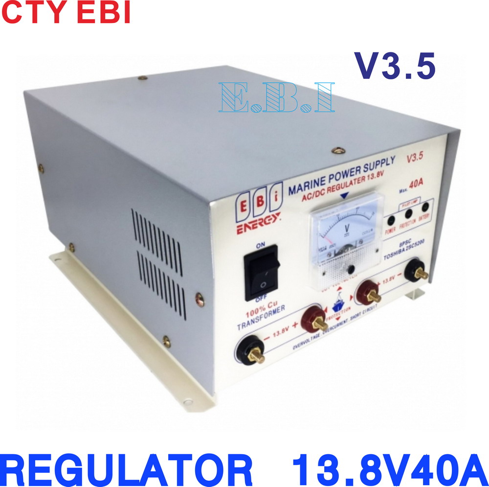 BỘ NGUỒN TÀU CÁ V3.5  13.8V40A